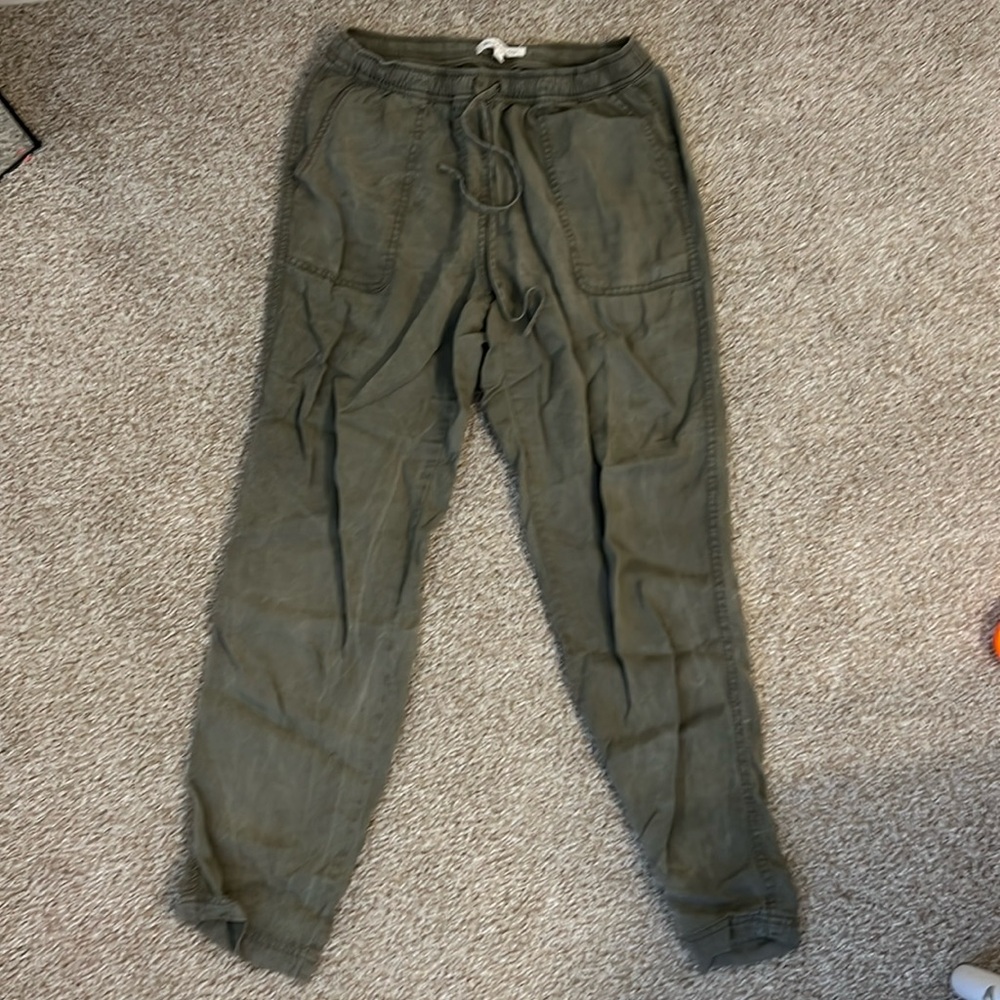 Cute green jogger pants
